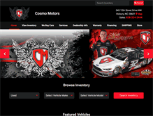 Tablet Screenshot of cosmomotorsonline.com